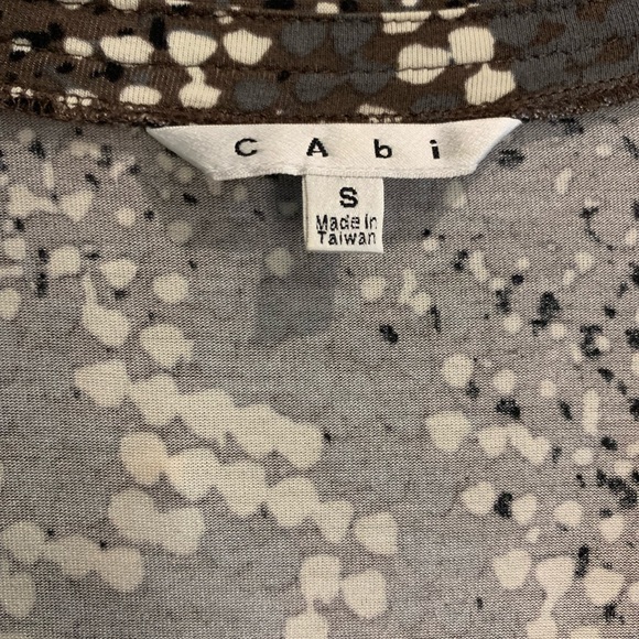 Cabi Long Sleeve Dot Wrap Dress | Size Small - Picture 10 of 13